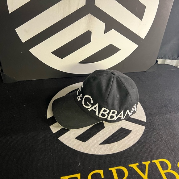 Dolce & Gabbana Black Logo Cap - Picture 2 of 3
